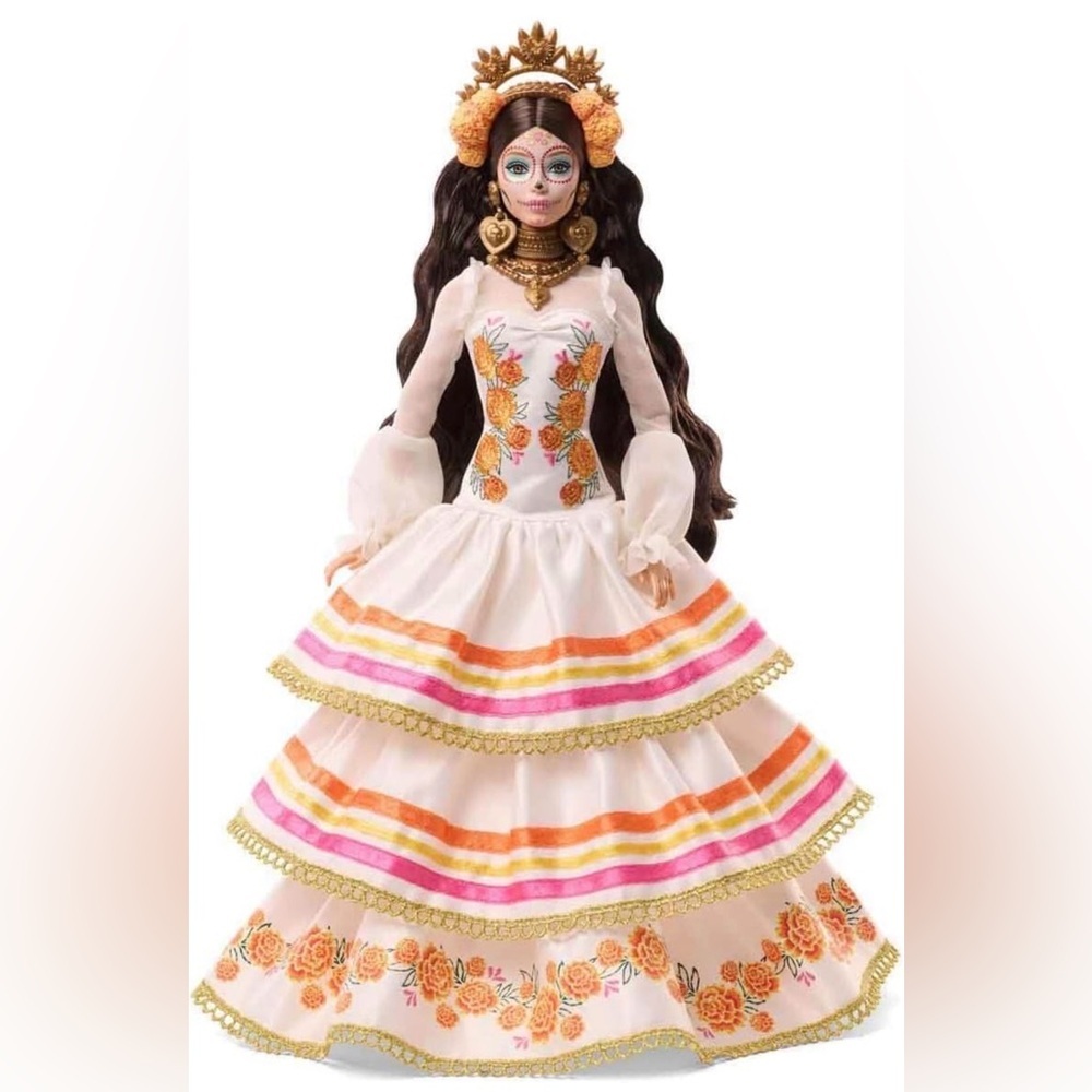 Mattel Barbie Dia de los Muertos - SIGNATURE BARBIE - 2025 New In Shipper Box - Picture 3 of 8